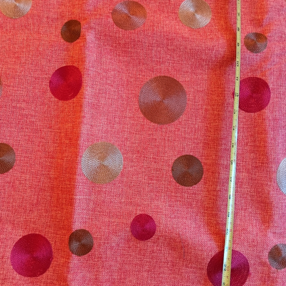 Fabric embroidered 30"x72" scrap